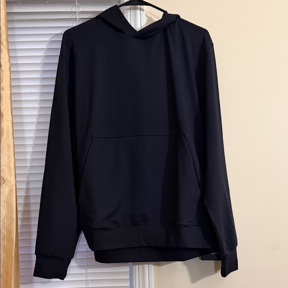 Lululemon Black Heavy Soft Jersey Pullover Hoodie Medium NWT